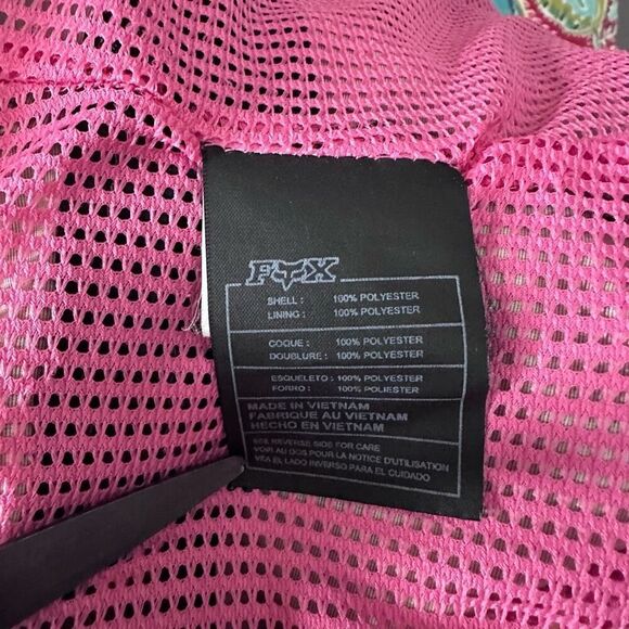 Fox Dakota Green Camo/ Pink Racing Jacket Size Small - Picture 4 of 16